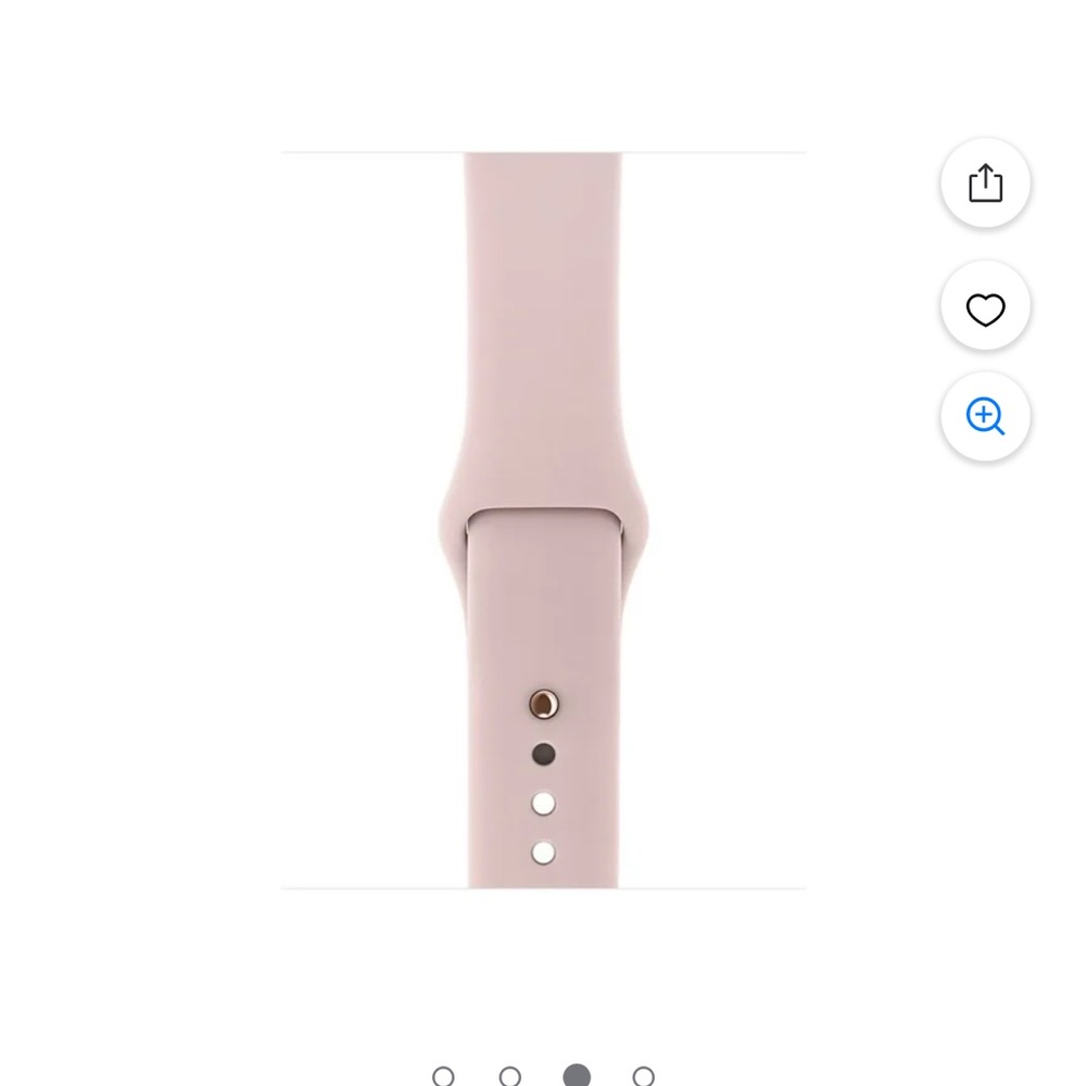 Apple Watch Gen 3 Series 38mm Rose Gold Aluminum Pink Sand Sport Band MQKW2LL/A - Picture 4 of 6